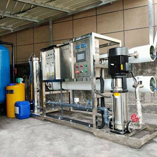 纯水设备工业ro反渗透去离子净水处理供应8T双级反渗透超纯水设备