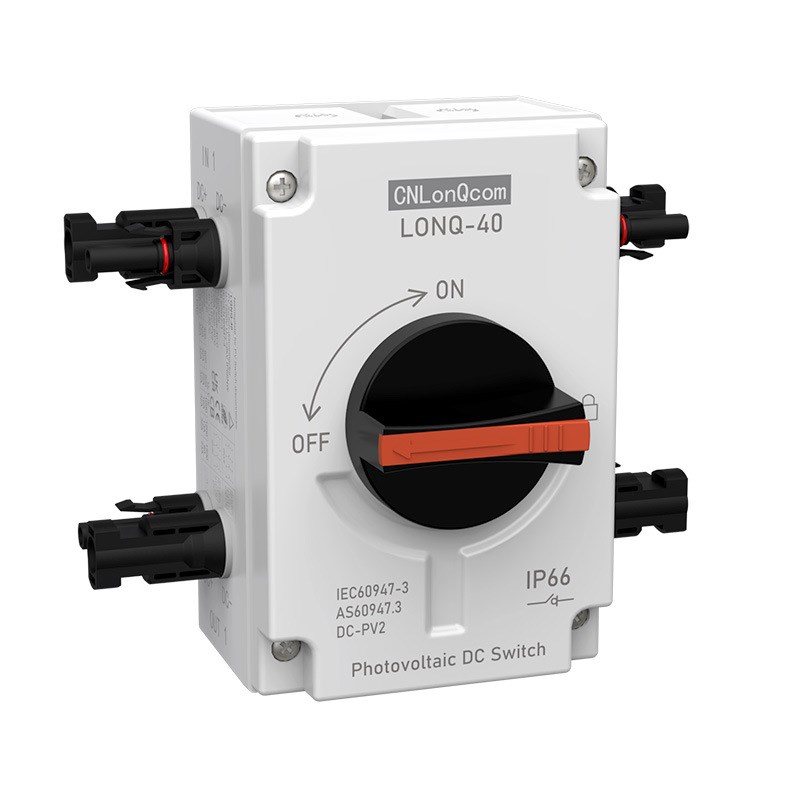 隆祺DC1000V16A户外防水2进2出ip66太阳能光伏直流隔离开关