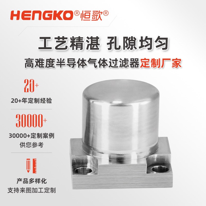 恒歌气体过滤IGS面板过滤器半导体洁净高纯气体兼容密封规格