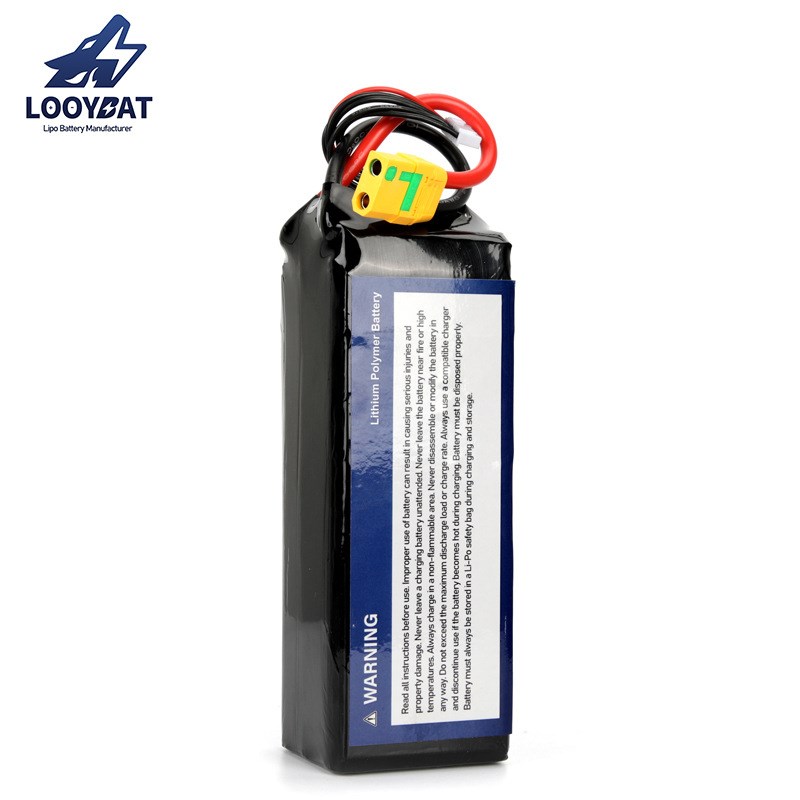 LOOYBAT10000mAh22.2V35C遥控RC车模型船模直升机LiPo高倍率