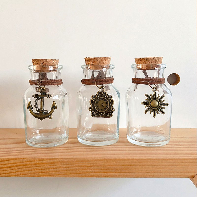 装金豆豆的瓶子攒存容器罐子特小玻璃空迷你密封可爱收纳