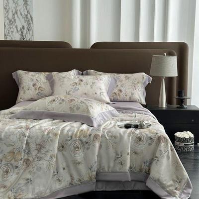 轻奢数印花6250219JY0s莱尔天丝夏凉被家用被可机洗夏赛水洗凉码