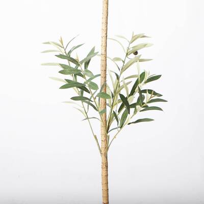 仿真橄榄绿植蓝花楹盆栽人造树树花Y8332-5-假居家装饰树旅人蕉摆