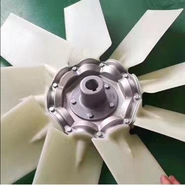 轴流风机风雾炮机风叶尼龙扇叶铝金风叶合轮通散AL热风扇排叶风风