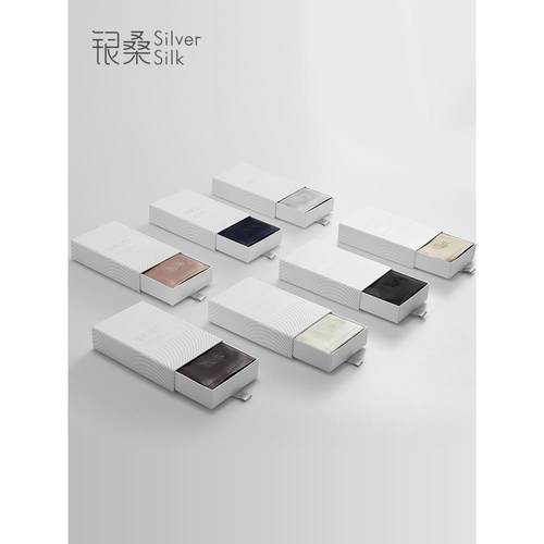 XEI3桑蚕丝22姆双面真丝男绸枕巾枕头套夏单个单人枕套一米对F75S