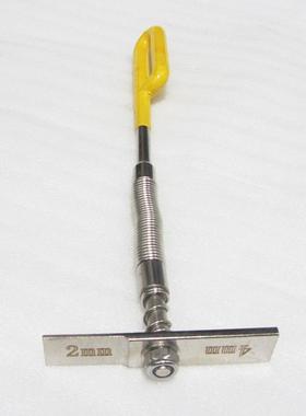 铁路岔密贴复合检锤m2m测4道mIRYm6mm10mm轨缝检查片密贴调整锤