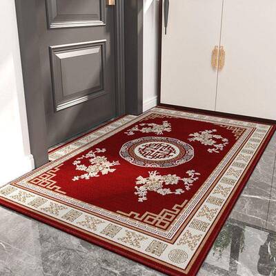 中地门口中式地垫尔入户门垫雪尼进门垫式古典客厅书垫房地毯大面