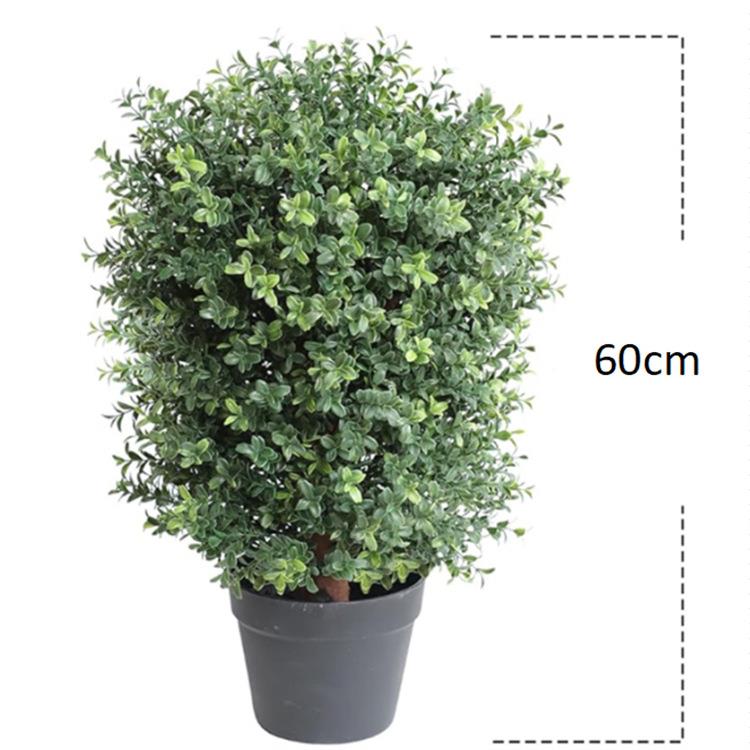 仿真黄杨木杨梅叶圣生白果蒂桐树枝假枝福ENS禄叶家居景装饰观摆