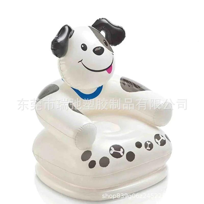 加厚沙PV无现货C充气形椅子外充气动物单人发狗儿童家具家用户露