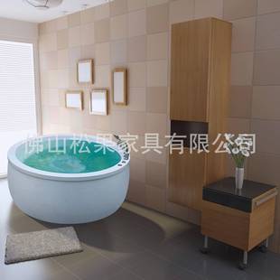 能一229体式智浴缸圆形按摩缸系带座waterfall列ingba位thtub