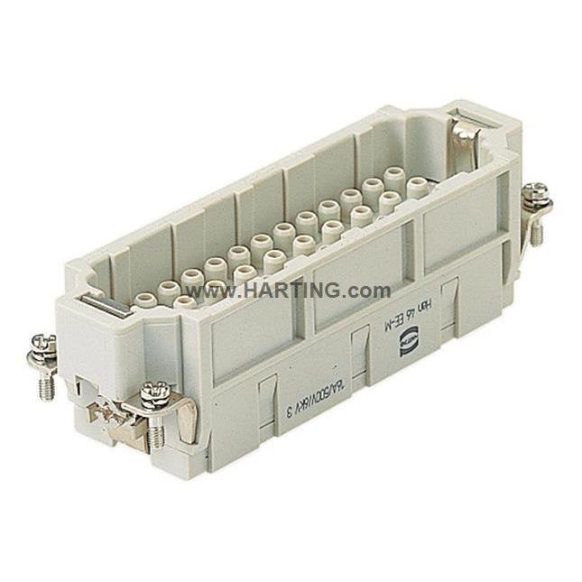 09320463001原装德144国HARTINGHA46EEM46芯-公N头连接器哈丁