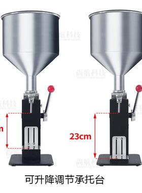 量ZONESUN268A03手定灌动装机膏液两用小型手压度刻调节罐装量分