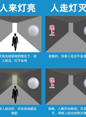 9W达感应D吸顶POV灯微雷波感应LELD灯专业生产微波感应E吸顶灯