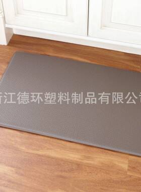 P抗疲劳厨房站U立垫1000927.83x2英办寸站立式公桌垫黑色