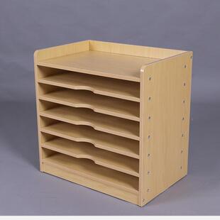 类画卡纸室架置物架幼儿园4K画纸柜整271理收纳绘画柜素描分文件