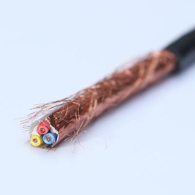 厂家销直RVVP23.4.屏蔽护套源电线铜箔纸+高密度铜网PXOKVC塑胶