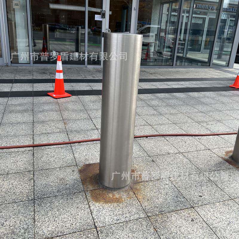 不带锈警示钢柱栏杆可移动护栏锁DKS方便拆铁卸活动立柱防撞柱立