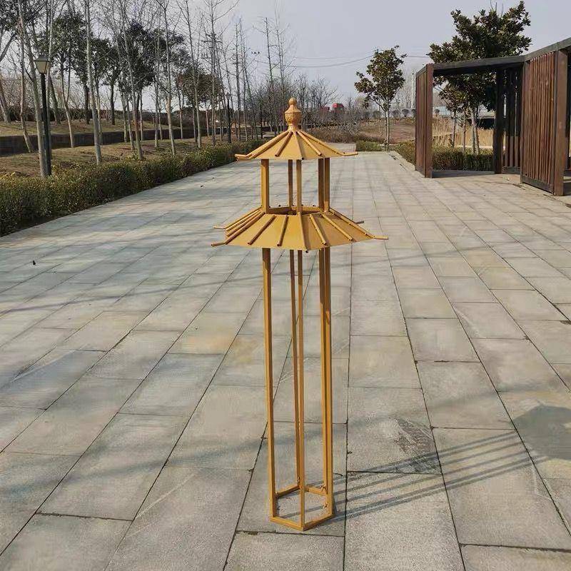 新款婚庆道具中式六台喜亭凉角亭小路引婚礼布置舞摆件030201迎屋