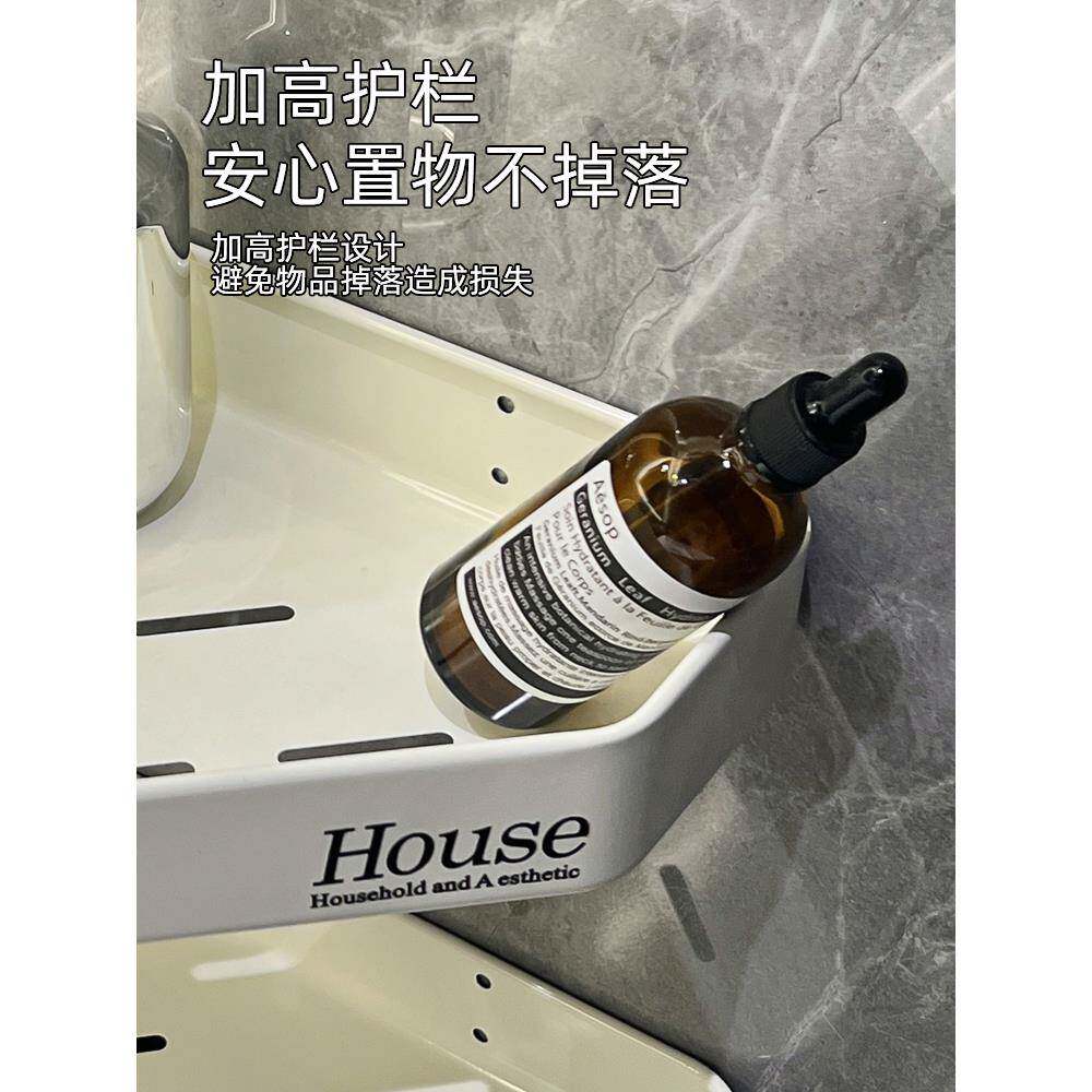 other卫间角置转物架浴室架子洗漱生洗手台角收纳三架免打孔墙上