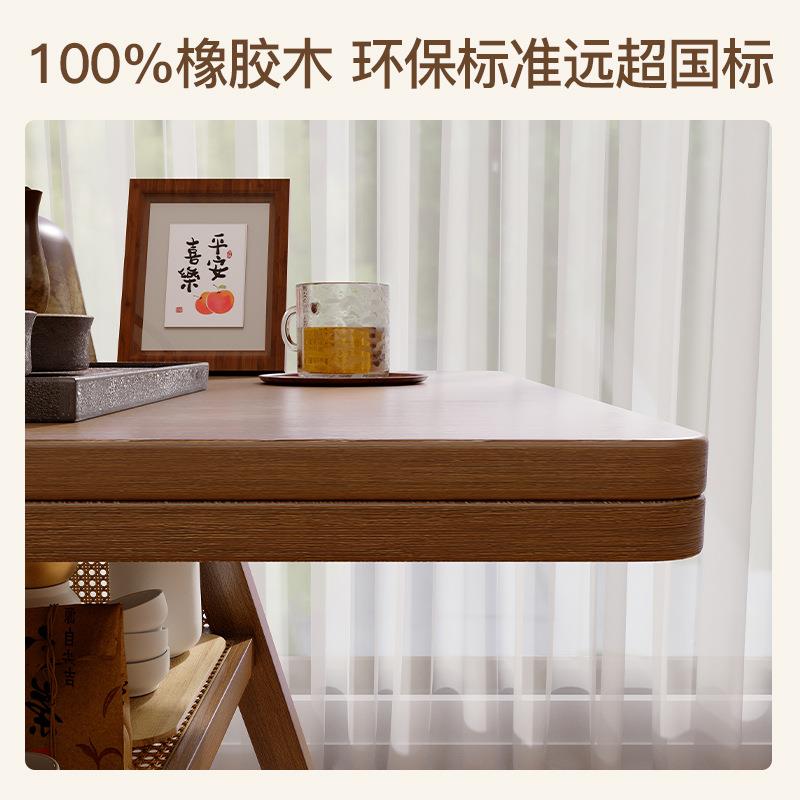 木阳台小茶桌2025款DA23一家用喝茶休闲桌椅组合桌两椅茶台实泡茶