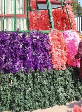 大718型框架圣诞树P加VC防火阻燃绿色挂枝20叶人造0松针枝条密厂