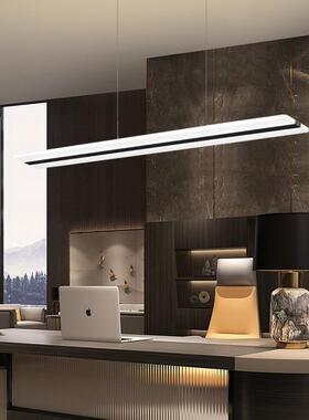 办公室吊灯现约led条个性简超亮书房餐厅会议工作室112办公代照长