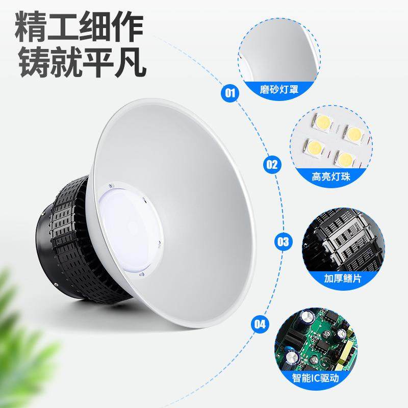 亚车明鳍片三工FYD矿led厂房天棚灯灯工厂仓库间吊灯高棚雄工矿灯