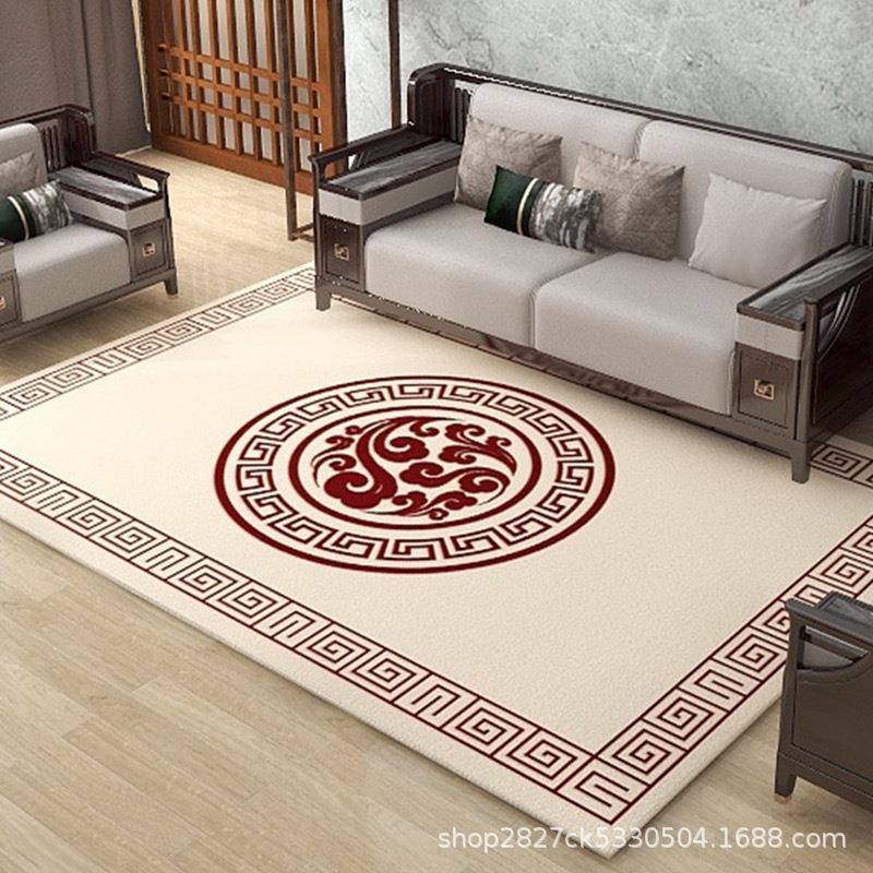 新中卧式工地毯酒店办公室GHQ羊毛纶防手滑地垫家用客厅室全铺脚