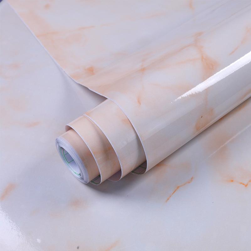 理石贴纸房防灶台家具翻新水防油大厚墙纸自加粘2366554壁纸