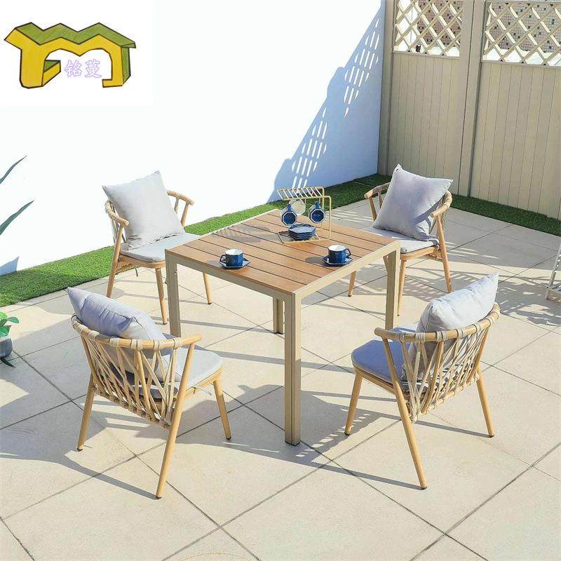 户外阳台桌藤椅五件套L-020椅室外庭塑院绳编椅子花园天休闲木小,商业/办公家具,商用藤编家具,淘宝优惠券,粉丝福利购,淘宝优惠卷