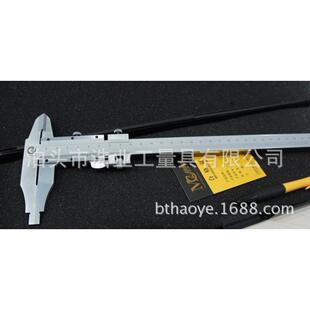 自锁闭式整体游标卡尺圆测深杆带滚轮下紧固长量爪IIIIV型