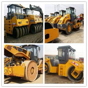 外贸销售柳工临工徐工3吨18吨22吨26吨震动胶轮铁三轮压路机