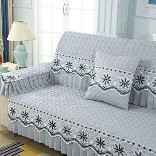 简约防滑沙发垫四季通用折叠沙发床套罩直排单人三人沙发盖布坐垫