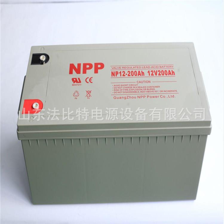 NPP耐普J胶体蓄电池NP200-12太阳能发电12V200AH光伏发电NP200-12