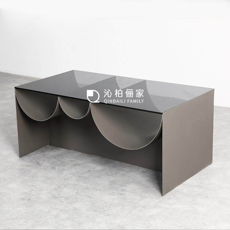 高级感黑色长方形玻璃茶几客厅沙发边几柜现代简约设计师轻奢角几,机械设备,其他机械设备,淘宝优惠券,粉丝福利购,淘宝优惠卷