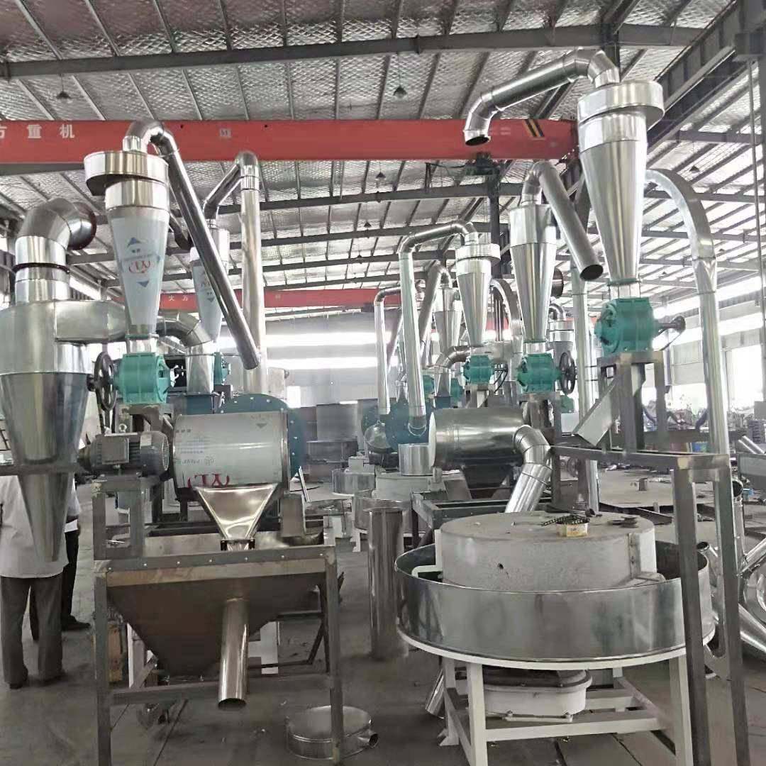 电动石磨面粉机荞麦石磨磨粉机五谷杂粮磨粉机价格