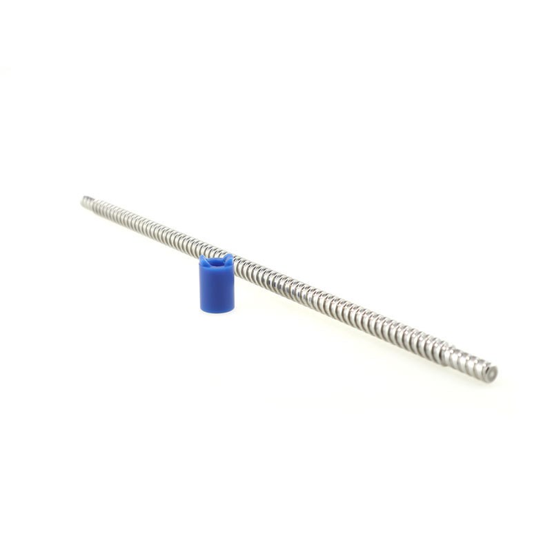 304不锈钢电机丝杆机加工pom胶螺母梯形丝杆螺母套组牙条丝杆加工