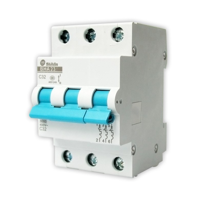 士林小型断路器BHA2系列1P 2P 3P 4P C型D型无熔丝空气开关 4.5kA
