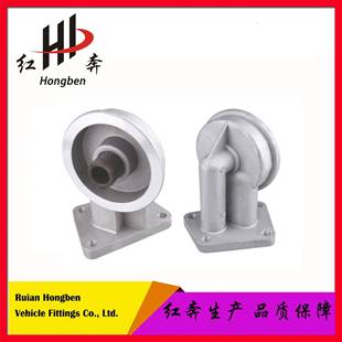 商用车机油滤座JX1018长脖铝座滤清器底座锡柴