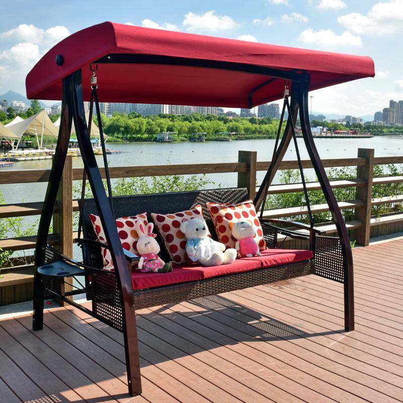 户外秋千摇椅庭院别墅花园阳台室外铁艺成人家用编藤摇篮吊椅秋千,智能设备,其他智能设备,淘宝优惠券,粉丝福利购,淘宝优惠卷