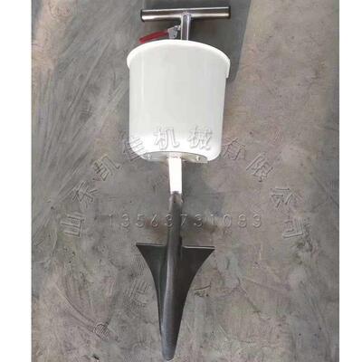 整体采用不锈钢加锰钢材质锰钢尖头入土轻松快捷入土深度30CM