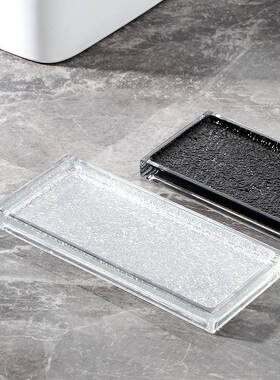 A5L卫生间洗漱台浴室收纳架酒店毛巾洗手台置物架漱口杯托盘摆件