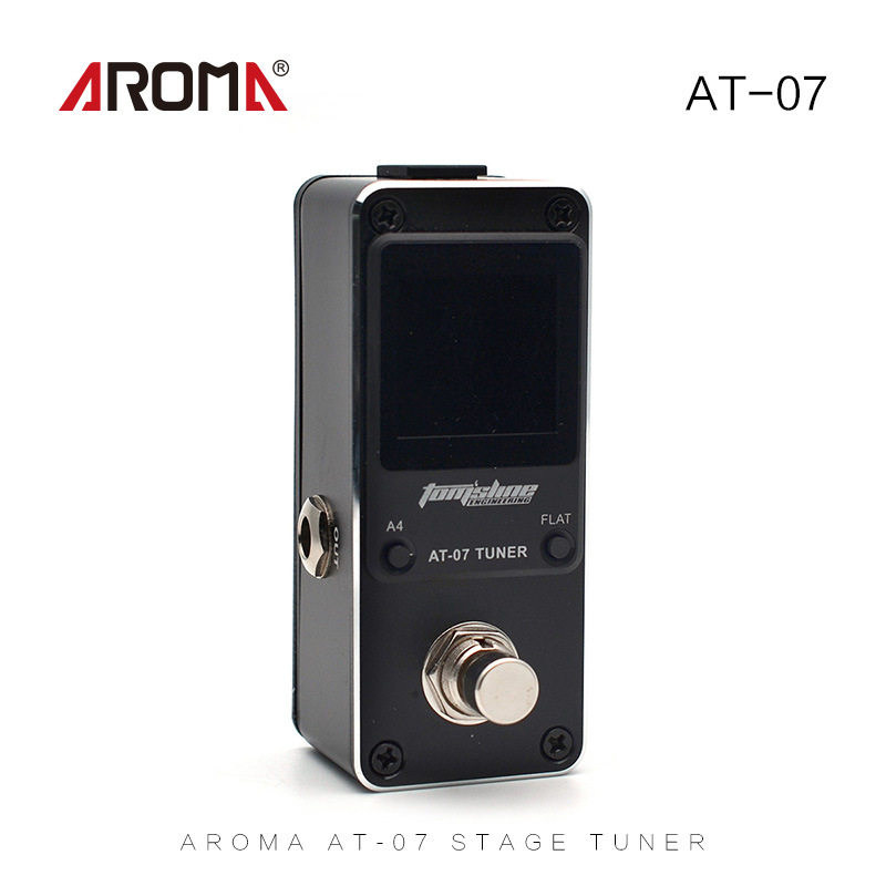 阿诺玛AROMA舞台调音器AT-07专业脚踏校音器调音器彩屏单块调音器