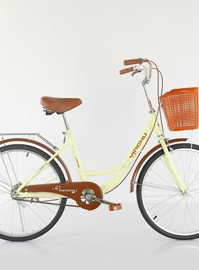 24寸轻便自行车男女式通勤时尚淑女车工厂自行车bicycle