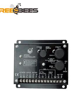 发电机转速控制器RX8800速度控制器电子调速板黑色款