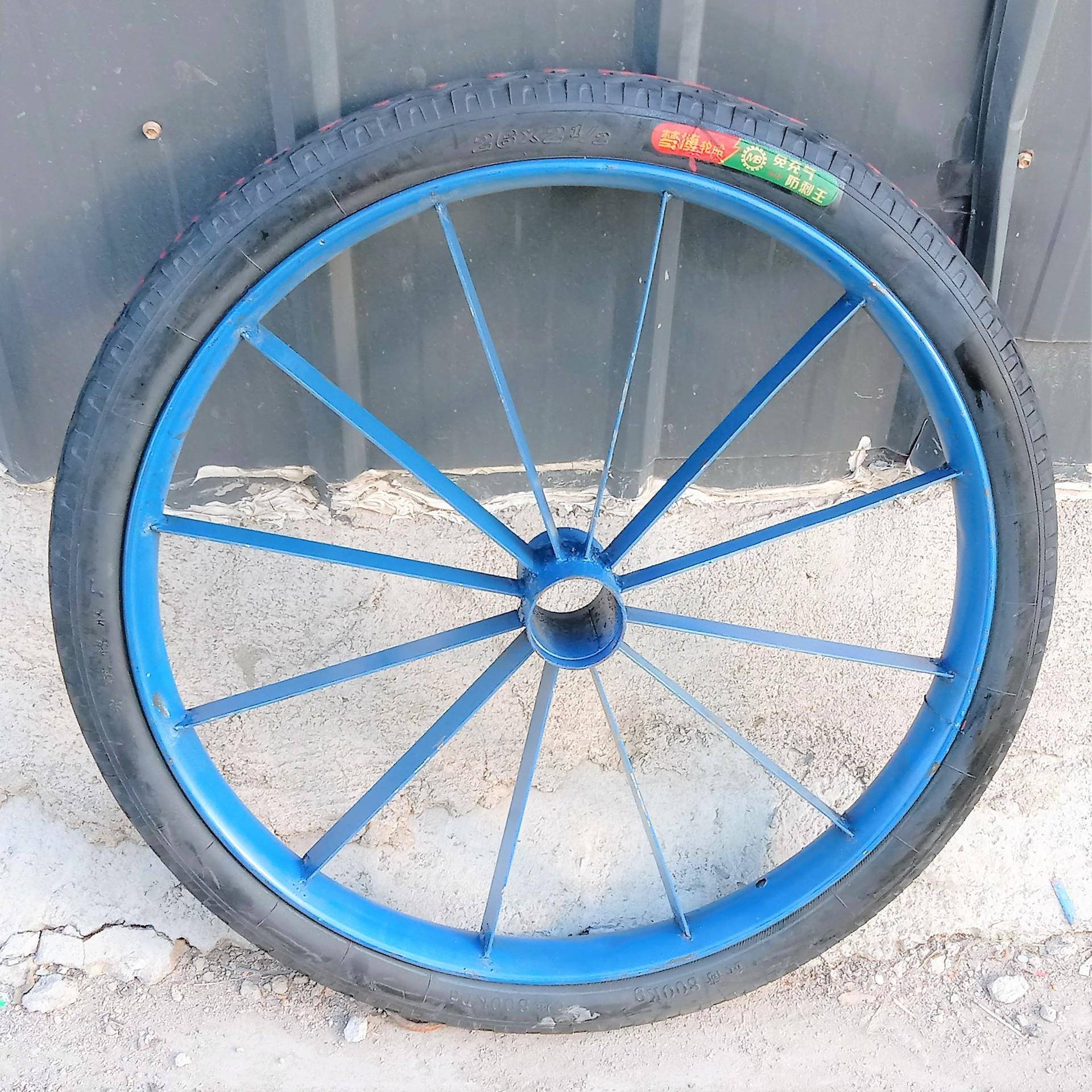 脚轮万向轮26#力车轮免充气轮外胎包发泡工矿轮实心轮加重轮