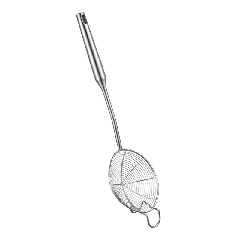 金星双钩线漏细网漏勺304不锈钢厨房捞面打沫勺火锅漏网过滤网筛