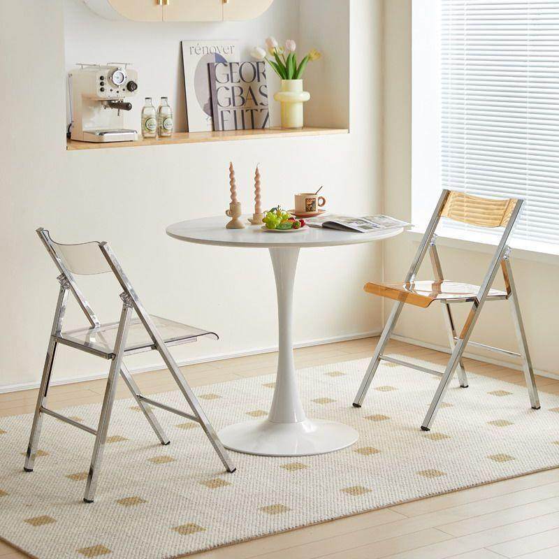 家用折叠椅书桌靠背凳简约金属铁艺拍照椅子亚克力透明小户型餐椅,农用物资,其他肥料,淘宝优惠券,粉丝福利购,淘宝优惠卷