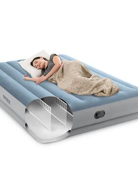 INTEX64157充气床垫家用USB自动泵客床午休床户外折叠便携单双人