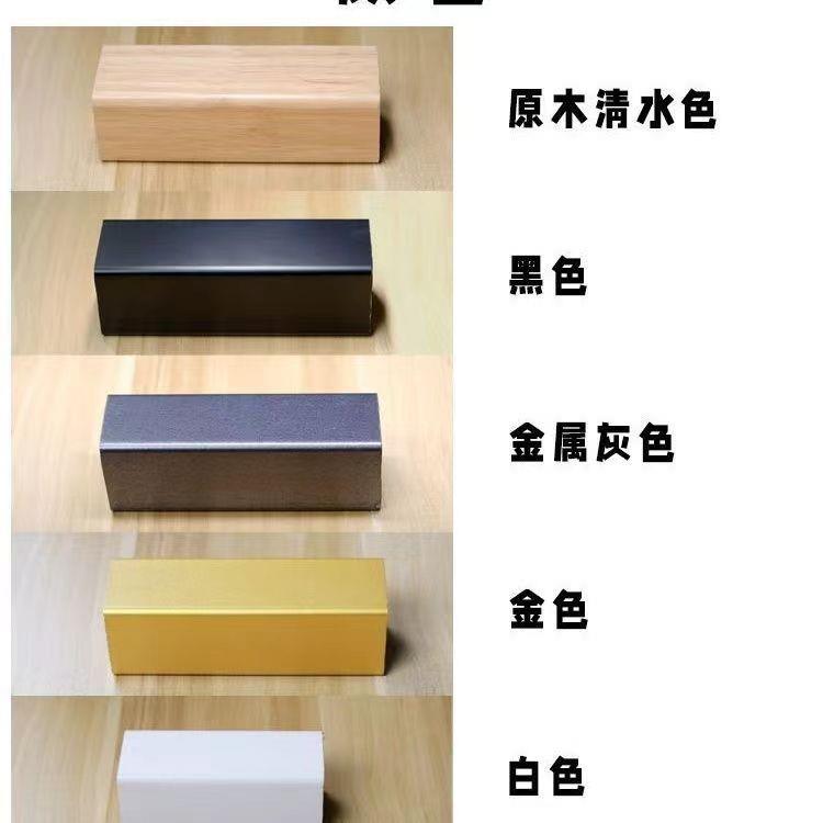 实木开槽扶手钢化玻璃实木楼梯卡槽扶手配件工程商场栏杆护栏图片